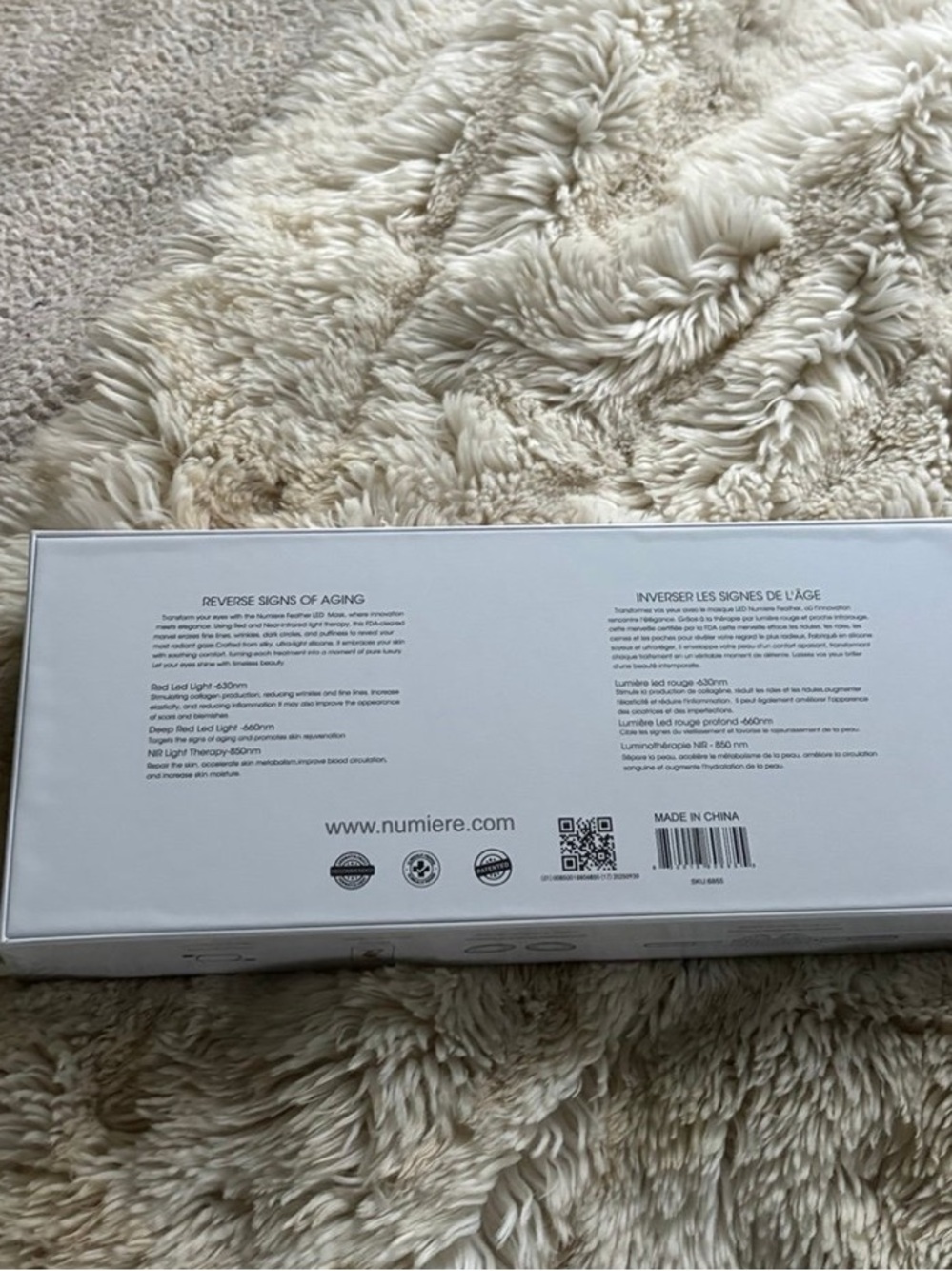 Numiere feather LED Eye Mask - Picture 2 of 6